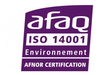 Logo certification ISO 14001 AFAQ environnement