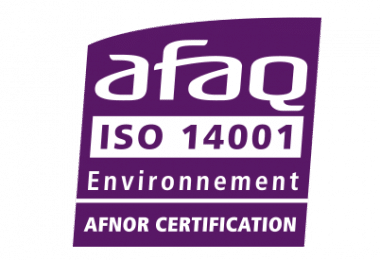 Logo certification ISO 14001 AFAQ environnement