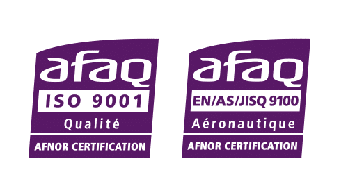 logos certifications ISO 9001 et EN 9100