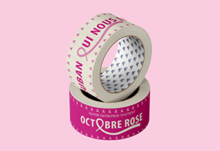 adhésif imprime octobre rose