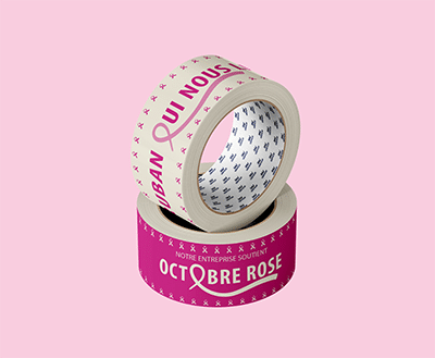 adhésif imprime octobre rose